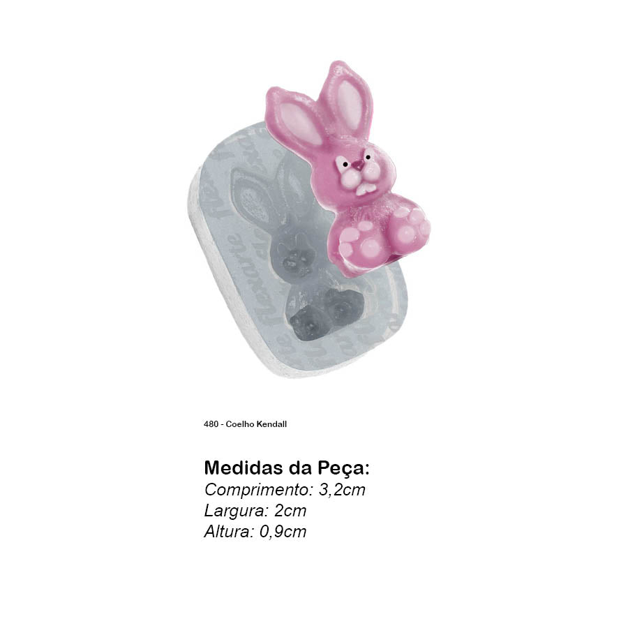 Molde de Silicone 480 - Coelho Kendall