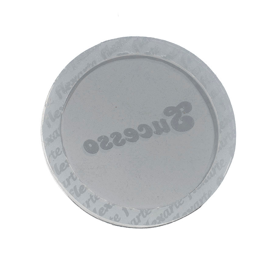 Molde de Silicone 601 - Tampa de Pirulito Chocalho Redondo SUCESSO 6 Cm