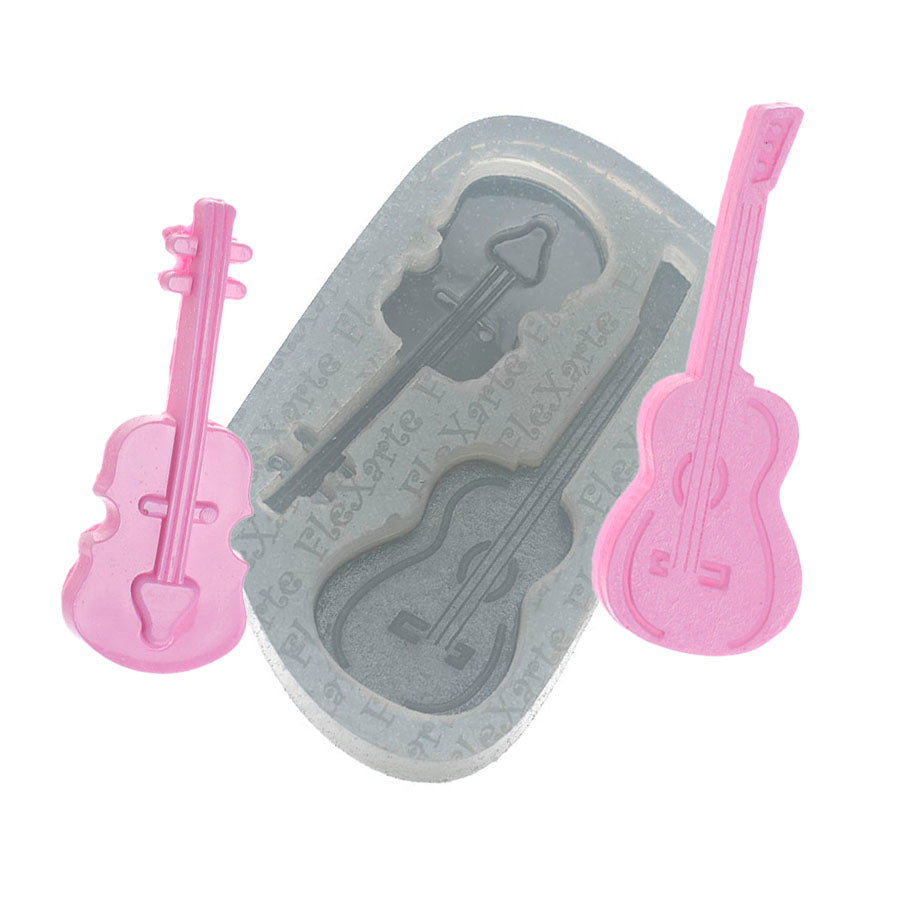 Molde de Silicone 521 - Dois Violões