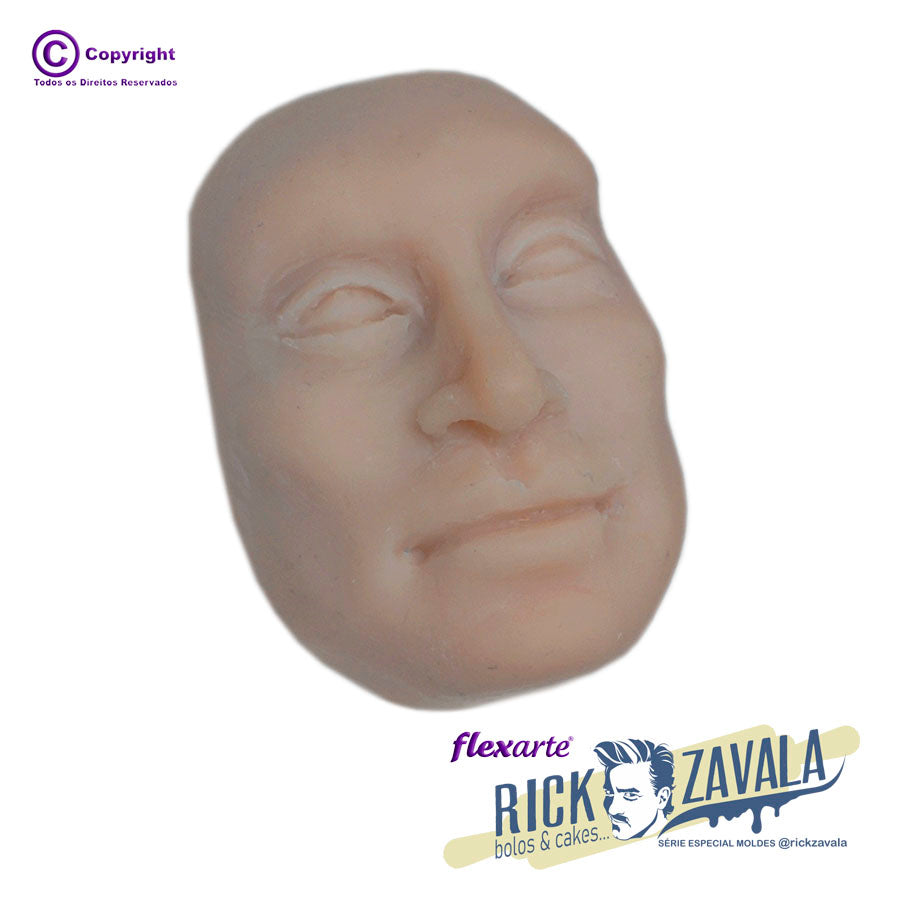 Molde de Silicone 592 - Rosto Masculino RZ II