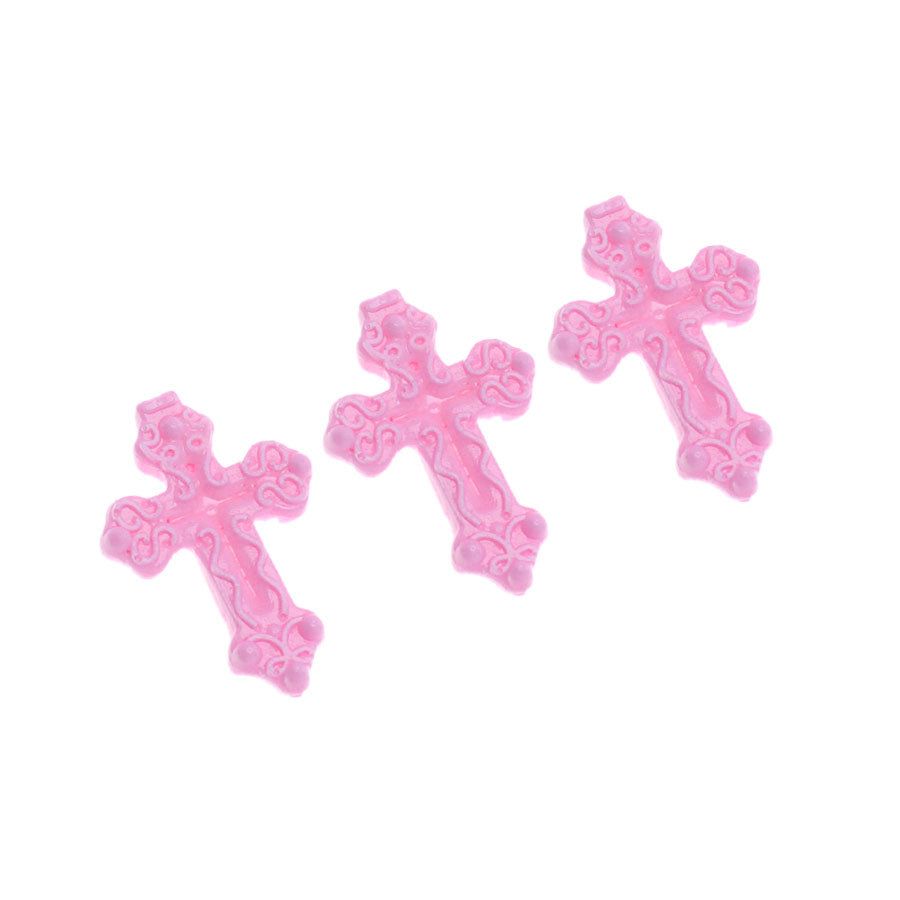 Molde de Silicone 497 - Trio de Mini Cruzes