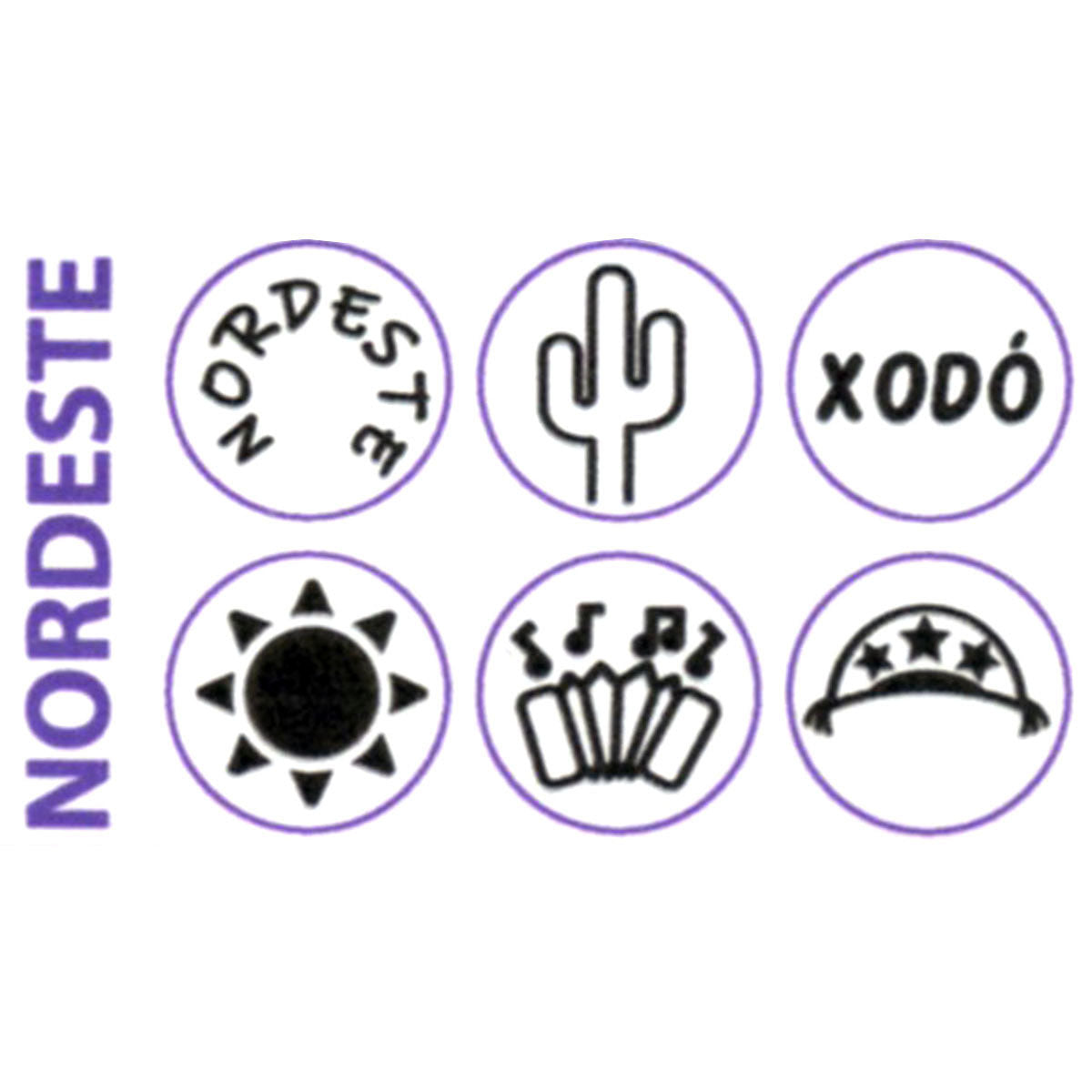 Carimbo Marcador Brigadeiro 5105 - Nordeste - Flexarte