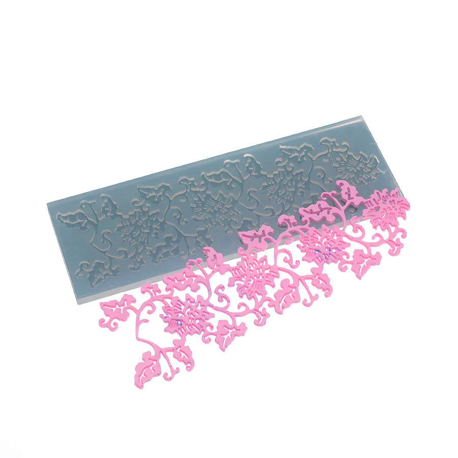 Molde de Silicone 400 - Renda Ret - Dulce