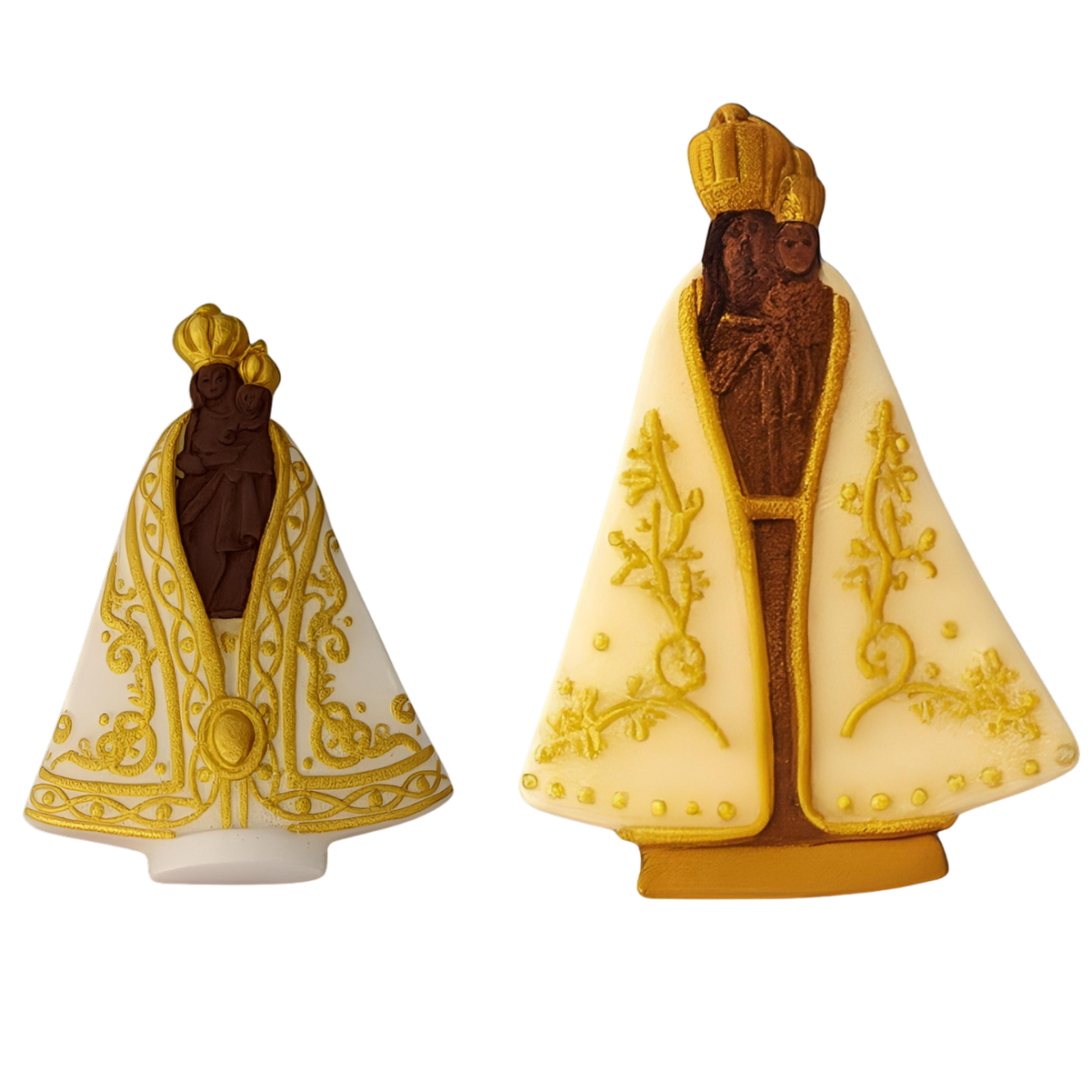 Molde de Silicone 1015 - N.S. Círio de Nazaré 4cm - Flexarte