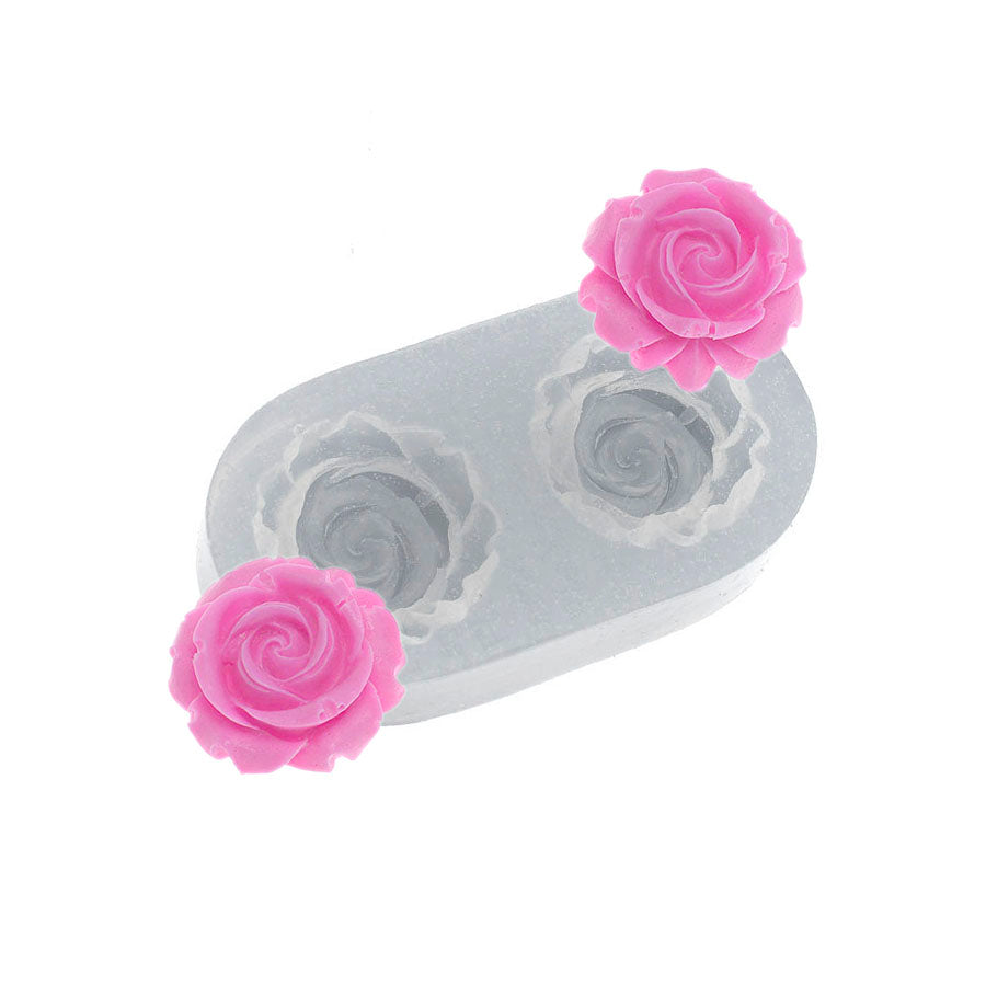 Molde de Silicone 468 - Par de Rosinhas Amy