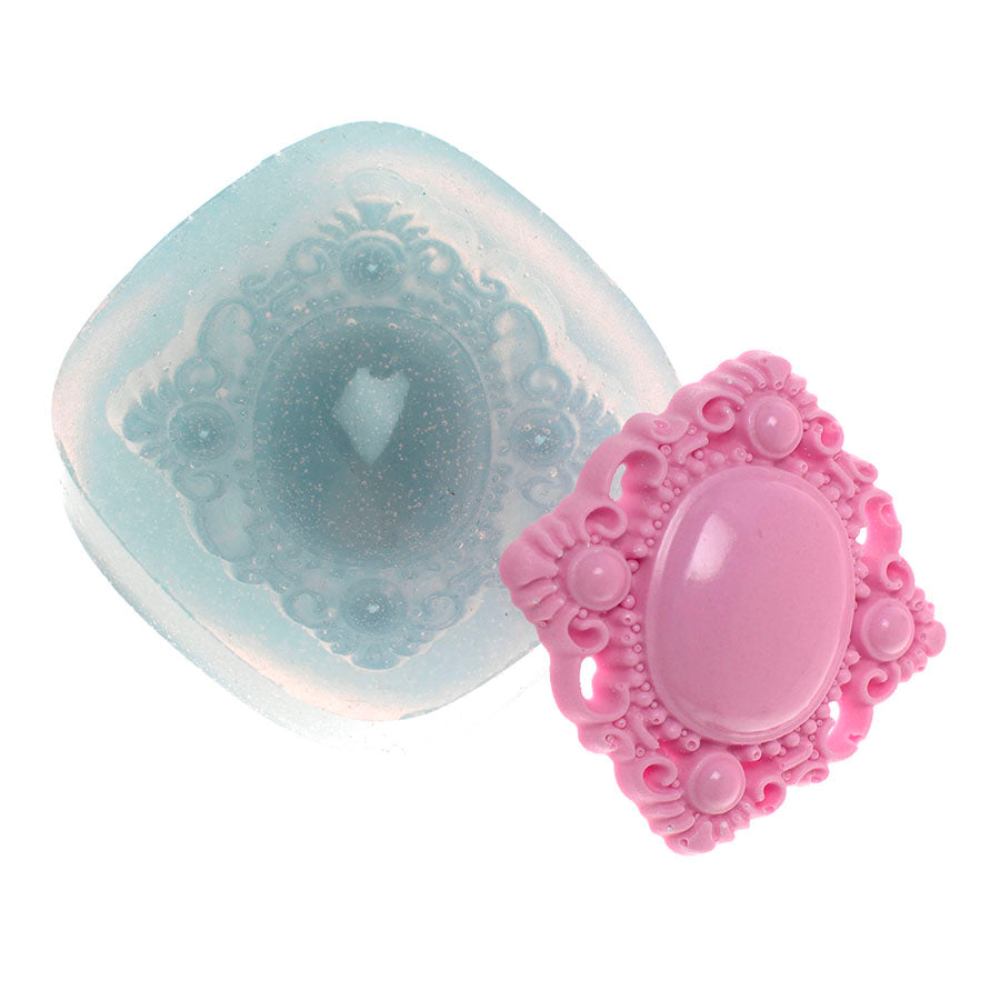 Molde de Silicone 231 - Broche 4 Pontas