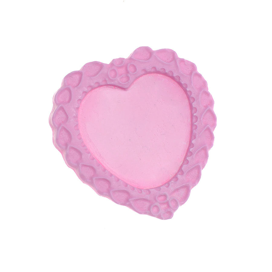 Molde de Silicone 667 - Coração Médio Emoldurado