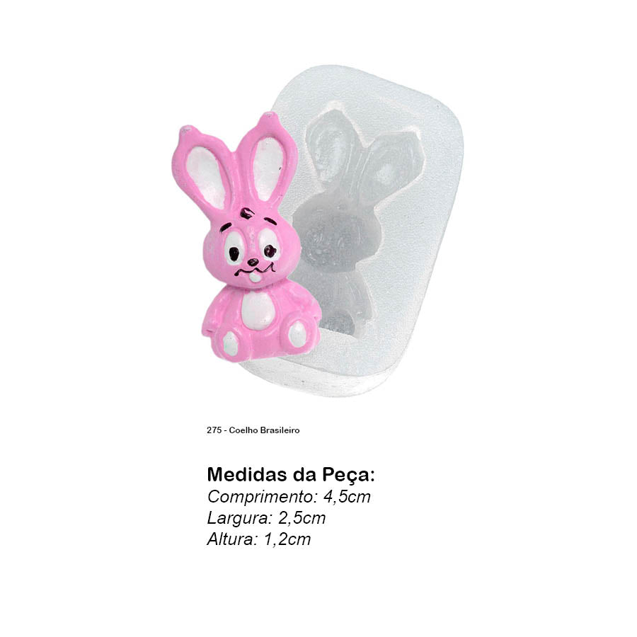 Molde de Silicone 275 - Coelho Brasileiro