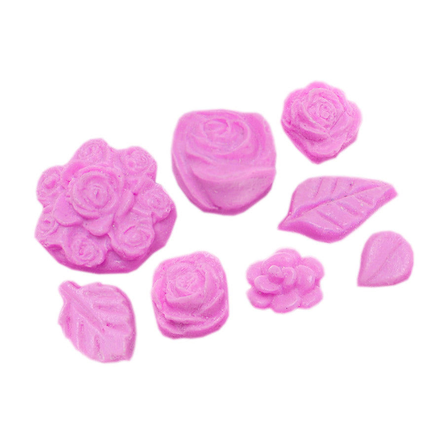 Molde de Silicone 115 - Buquet de Rosinhas