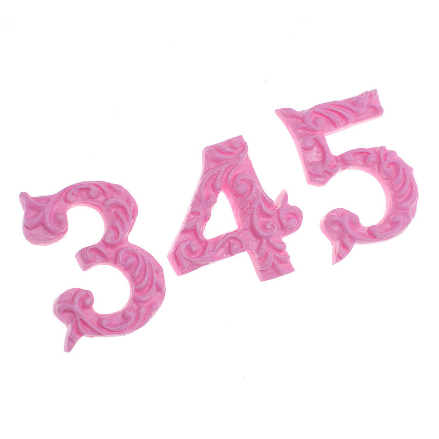 Molde de Silicone 149 - Números Grandes 3-4-5