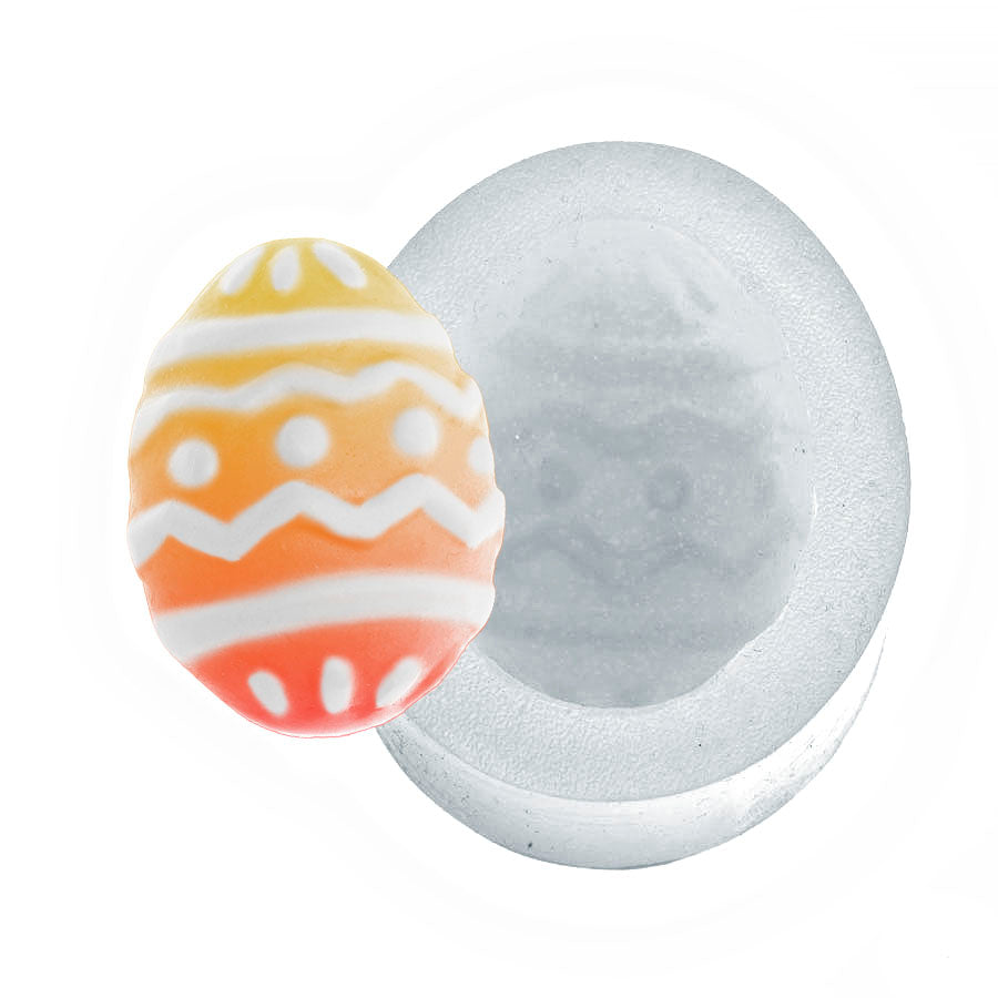 Molde de Silicone 009 - Ovo Decorado