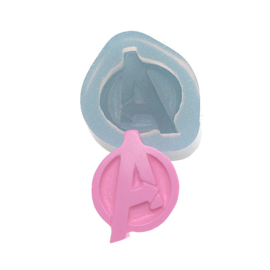 Molde de  Silicone 338 - Letra A