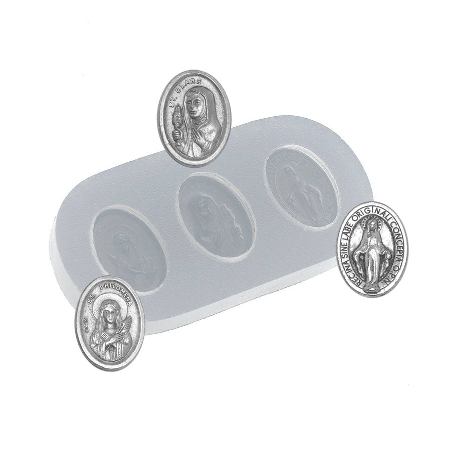 Molde de Silicone 436 - Santinhos St - Clara