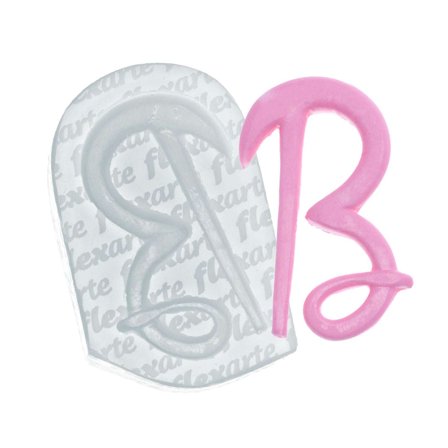 Molde de Silicone 895 - B de Boneca Rosa 4,5cm
