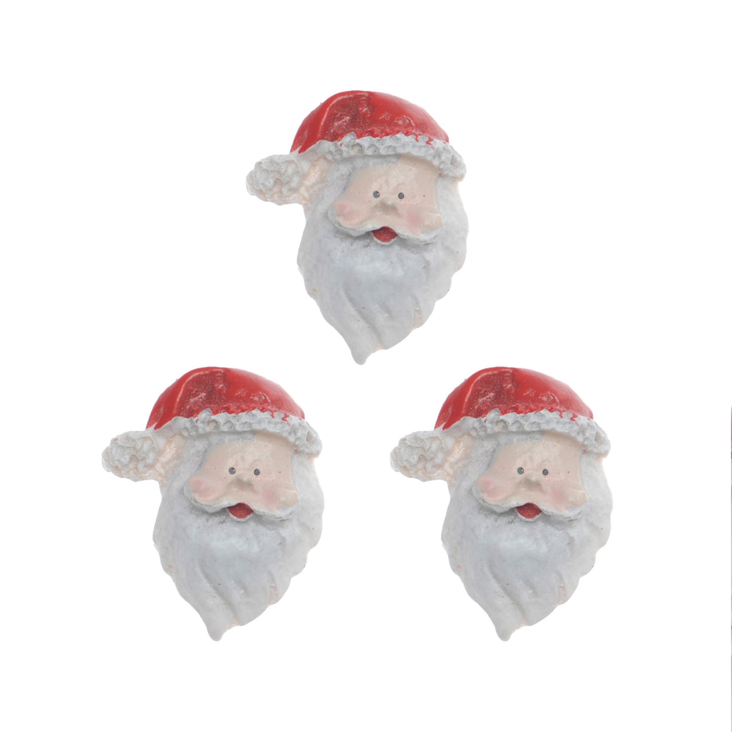 Molde de Silicone 891 - Trio de Papai Noel Juliman
