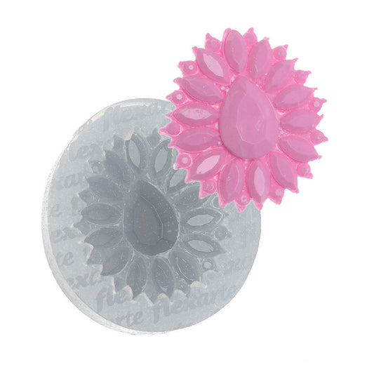 Molde de  Silicone 578 - Jóia Ágatha Média