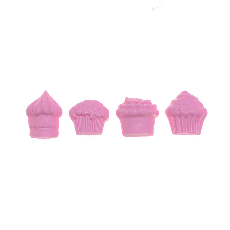 Molde de Silicone 368 - Quarteto de Cupcakes 1