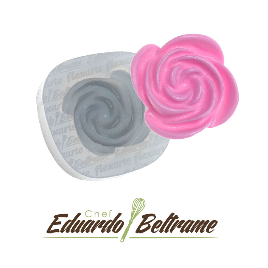 Molde de Silicone 741 - Flor Square Flower - EB