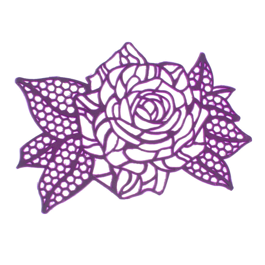 Molde de Silicone 778 - Renda de Rosa Donna Média