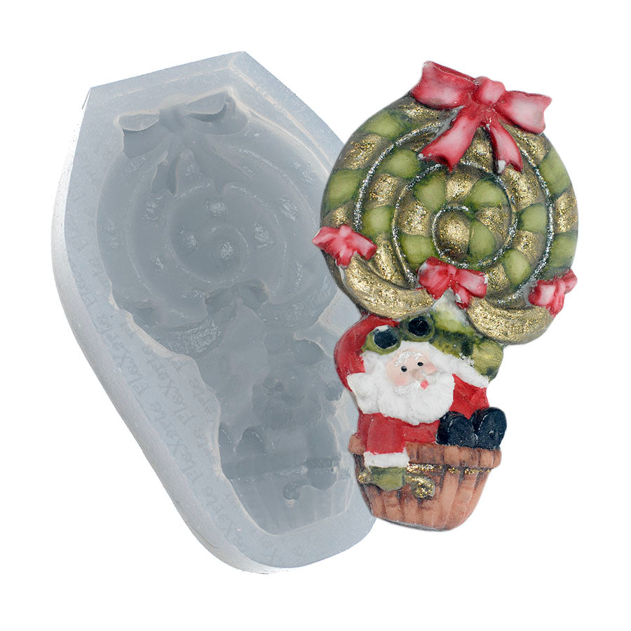 Molde de Silicone 167 - Papai Noel de Balão