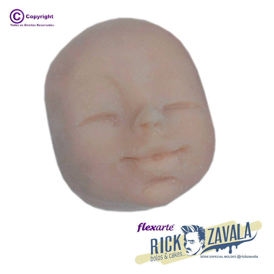 Molde de Silicone 588 - Rosto de Criança RZ I