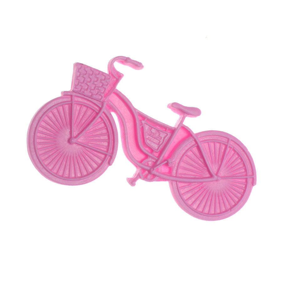 Molde de Silicone 754 - Bicicleta c/ Cestinho Média