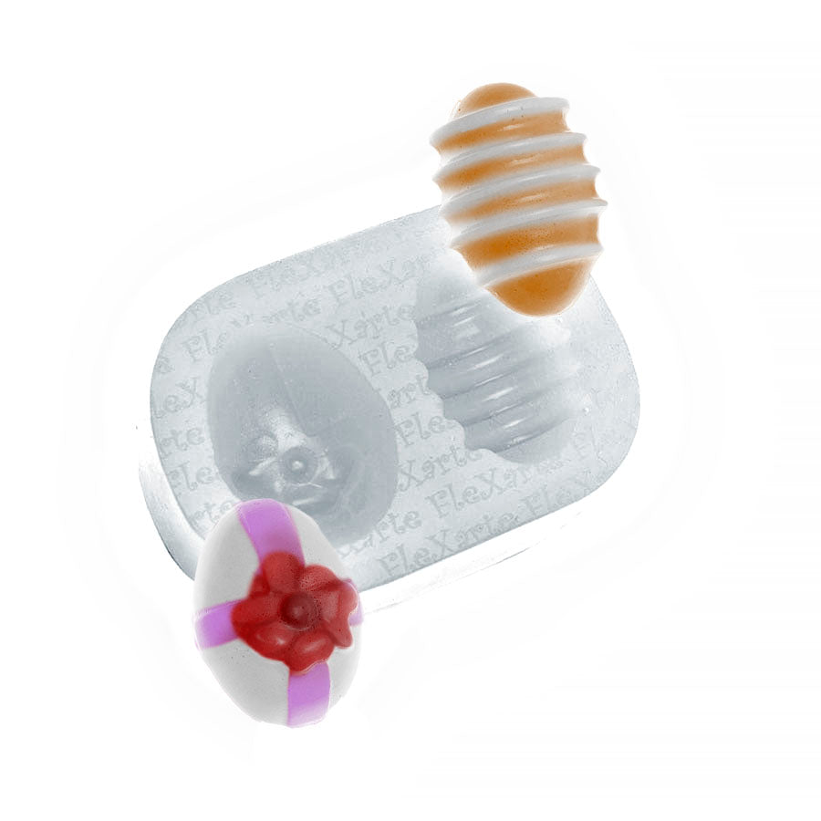 Molde de Silicone 033 - Ovos de Páscoa Walla