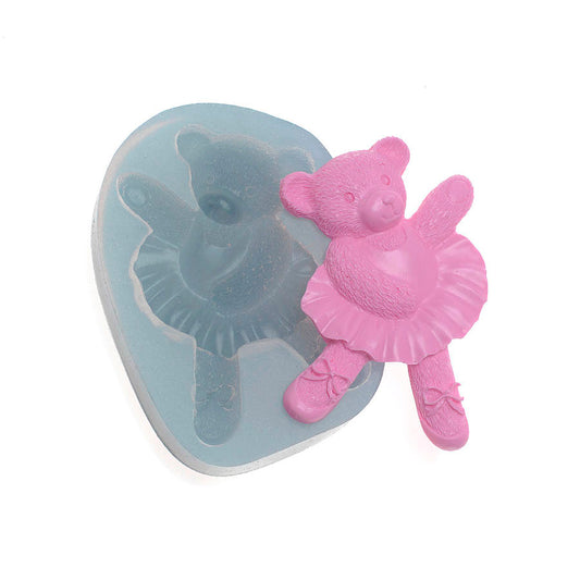 Molde de  Silicone 312 - Ursa Bailarina Grande