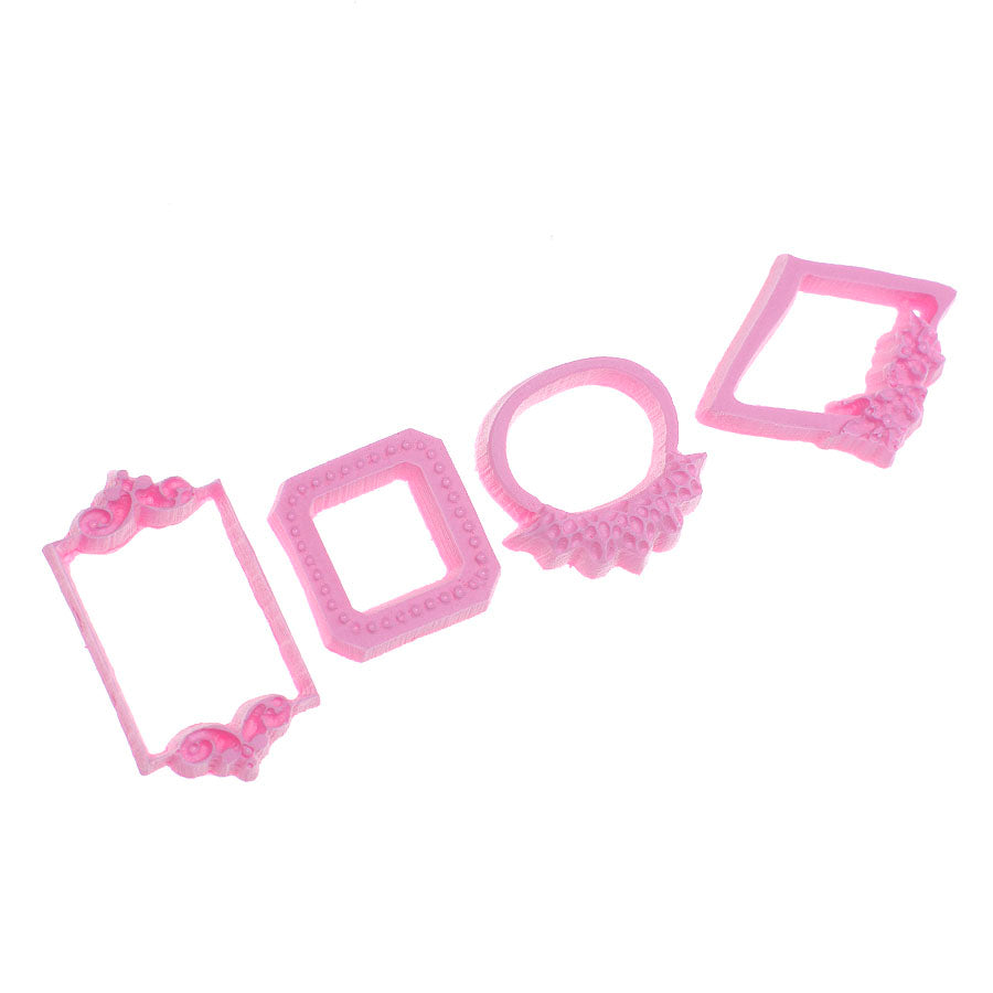 Molde de Silicone 078 - Quarteto de Molduras Rafferty