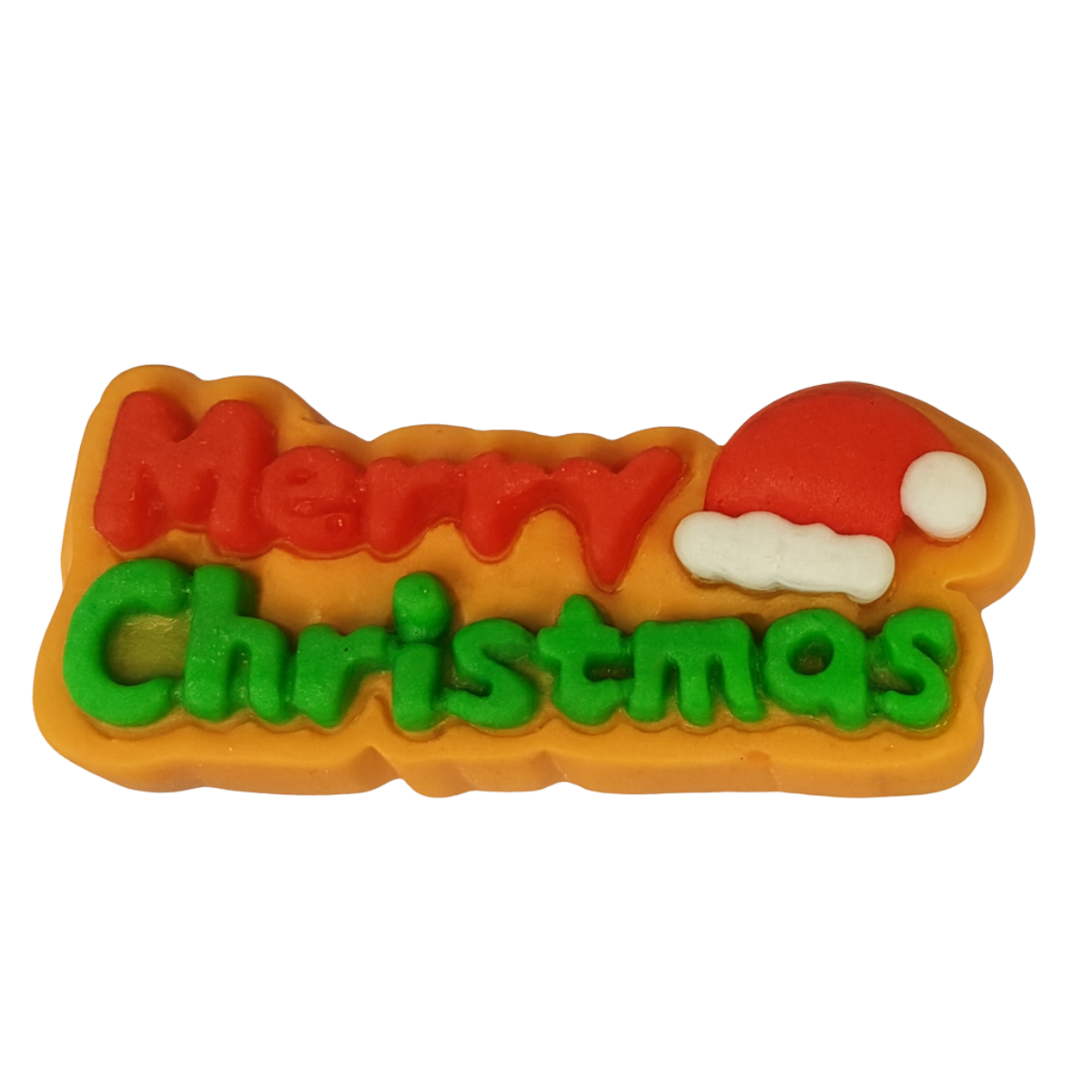 Molde de Silicone 1018 - Papai Noel + Merry Christmas NATAL