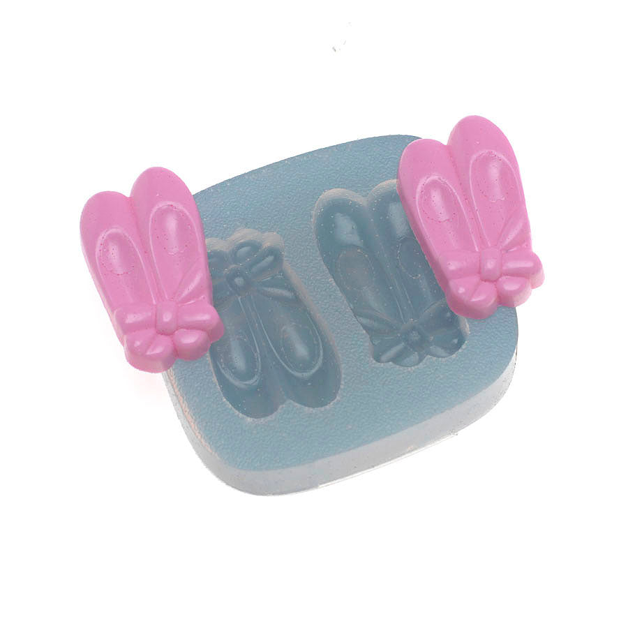 Molde de Silicone 326 - Pares de Sapatilhas Pq