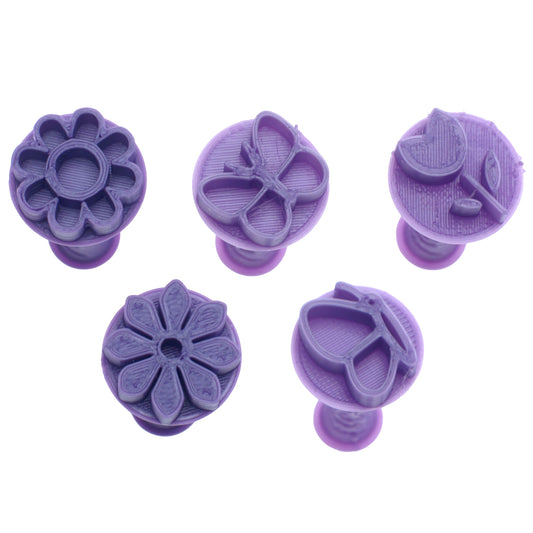 Carimbo Marcador Brigadeiro - Flores e Borboletas - 5028