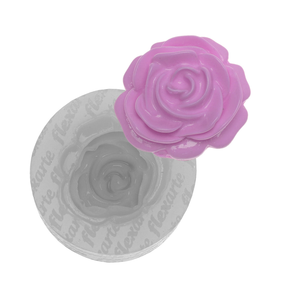 Molde de Silicone 849 - Rosa Lizzie Flor