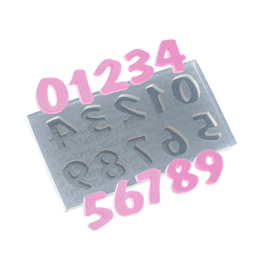 Molde de  Silicone 511 - Números Flash Médio
