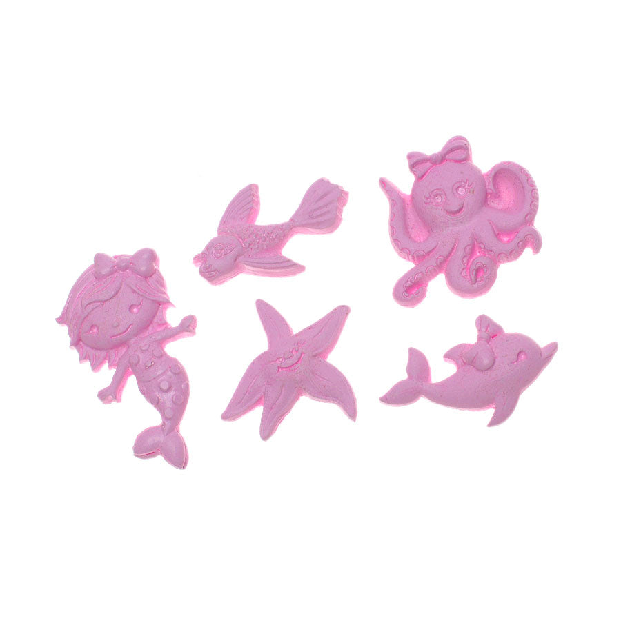 Molde de Silicone 606 - Fundo do Mar Feminino