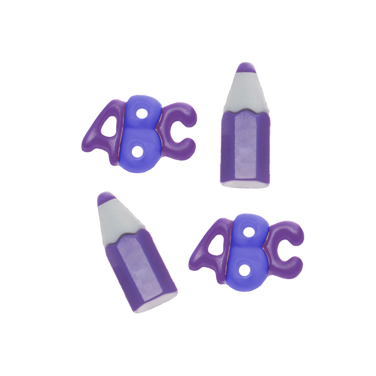 Molde de Silicone 966 - Kit Professor 3 - Lápis + Letras ABC