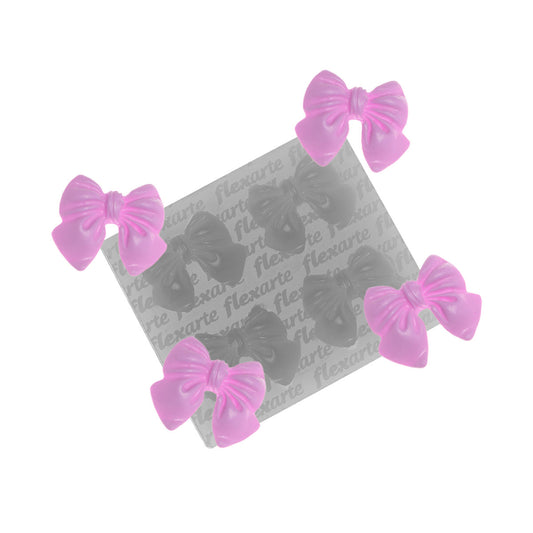 Molde de  Silicone 866 - Quarteto de Lacinhos Rosllyn