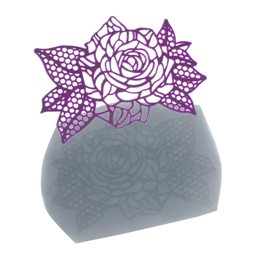 Molde de Silicone 778 - Renda de Rosa Donna Média