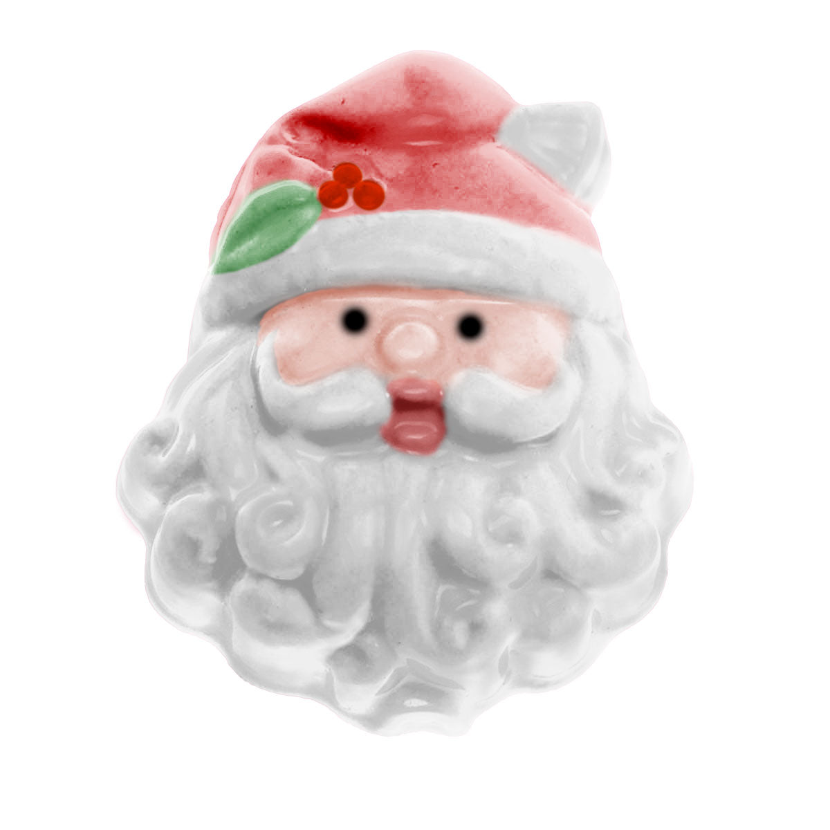 Molde de Silicone 126 - Papai Noel Rosto 1