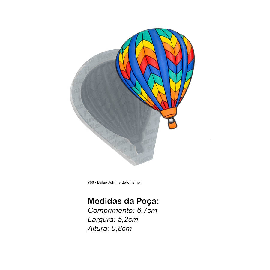 Molde de Silicone 700 - Balão Johnny Balonismo