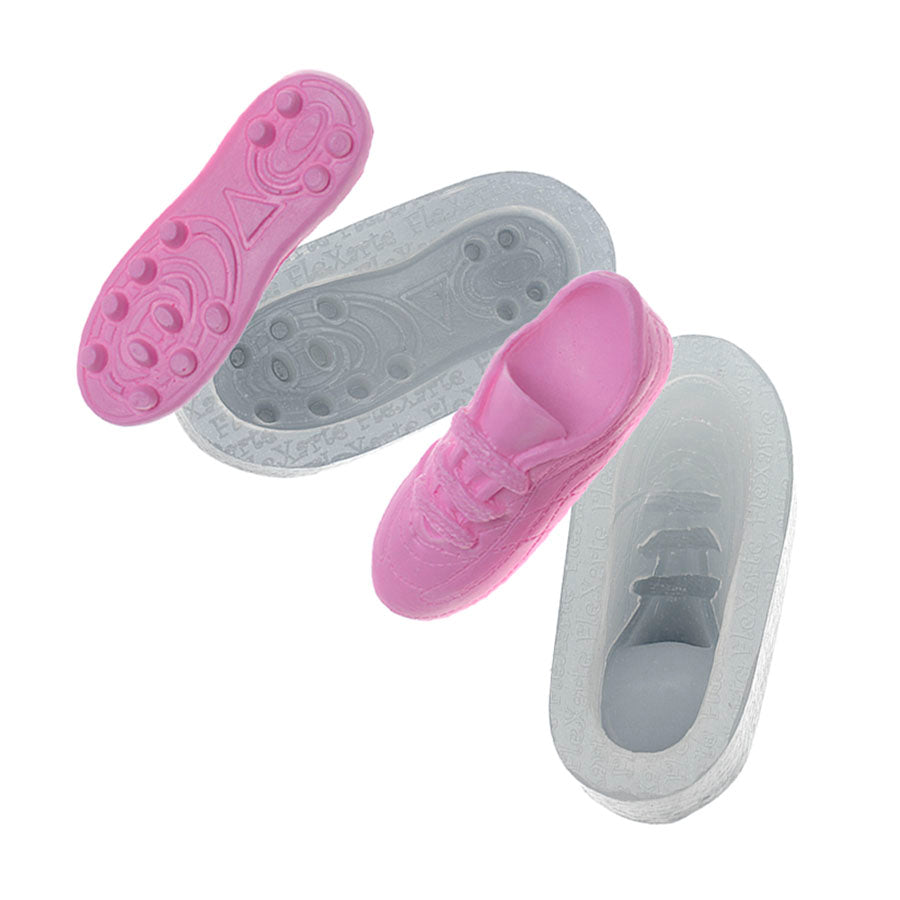 Molde de Silicone 085 - Chuteira Grande 3D c/ Solado
