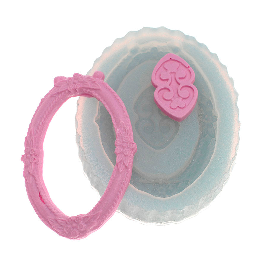 Molde de Silicone 263 - Moldura Média
