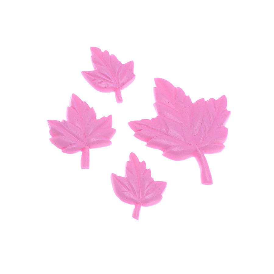 Molde de Silicone 404 - Quarteto de Folhas