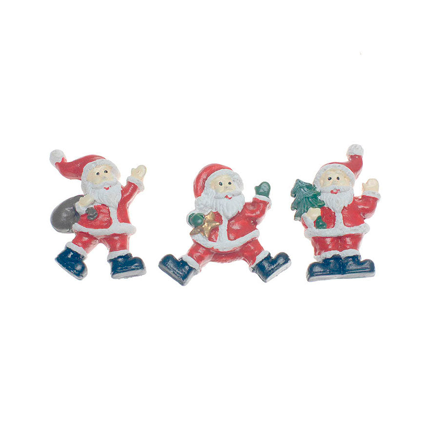 Molde de Silicone 127 - Trio de Papai Noel