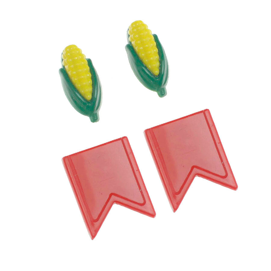 Molde de Silicone 792 - Bandeirinha + Milho - Festa Junina