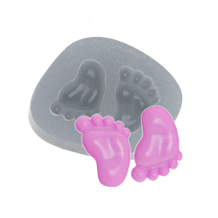 Molde de Silicone 198 - Pezinhos