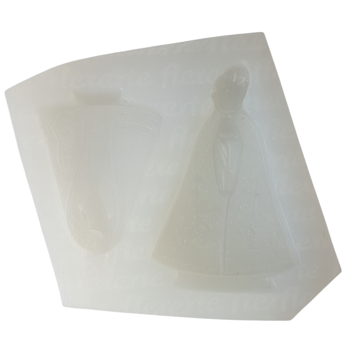 Molde de Silicone 1015 - N.S. Círio de Nazaré 4cm - Flexarte