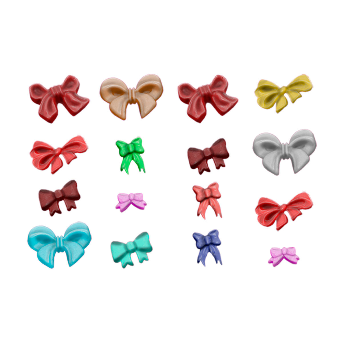 Molde de Silicone 267 - Múltiplos Lacinhos - Laço Flexarte