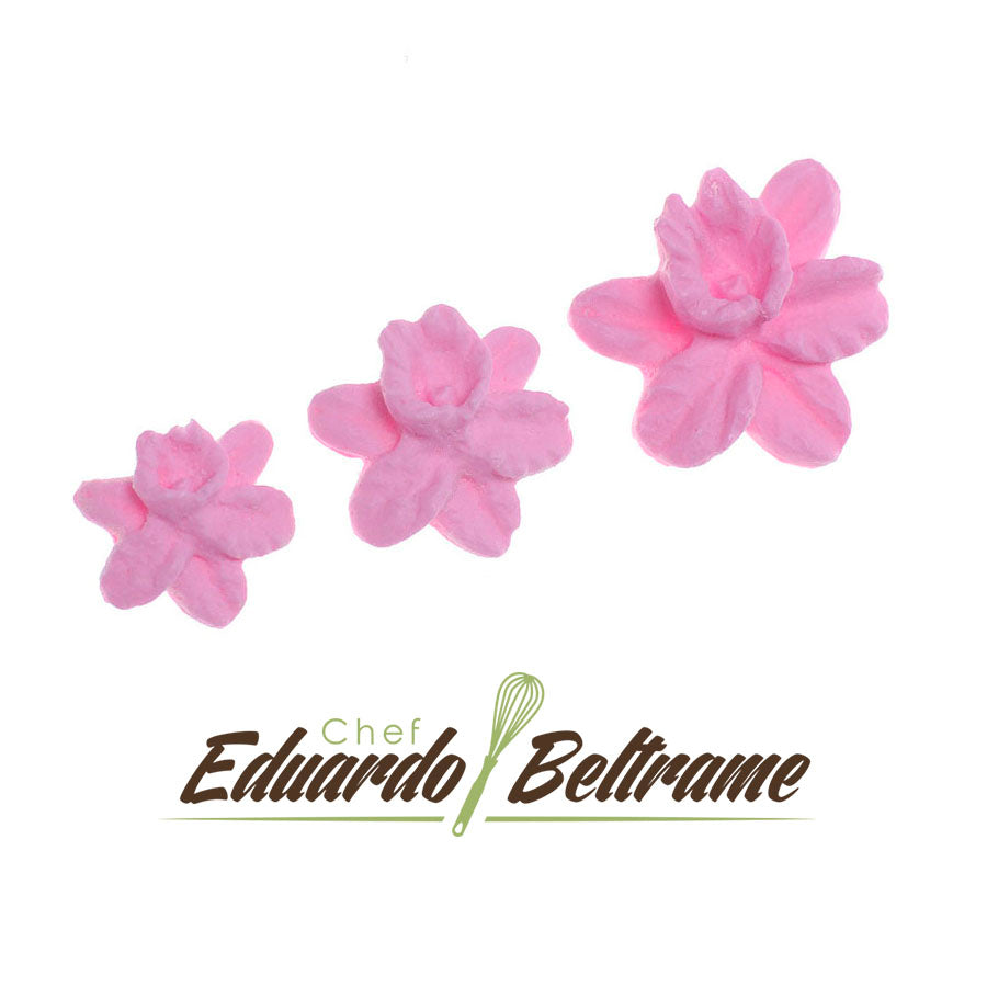 Molde de Silicone 093 - Trio de Mini Orquídeas - EB