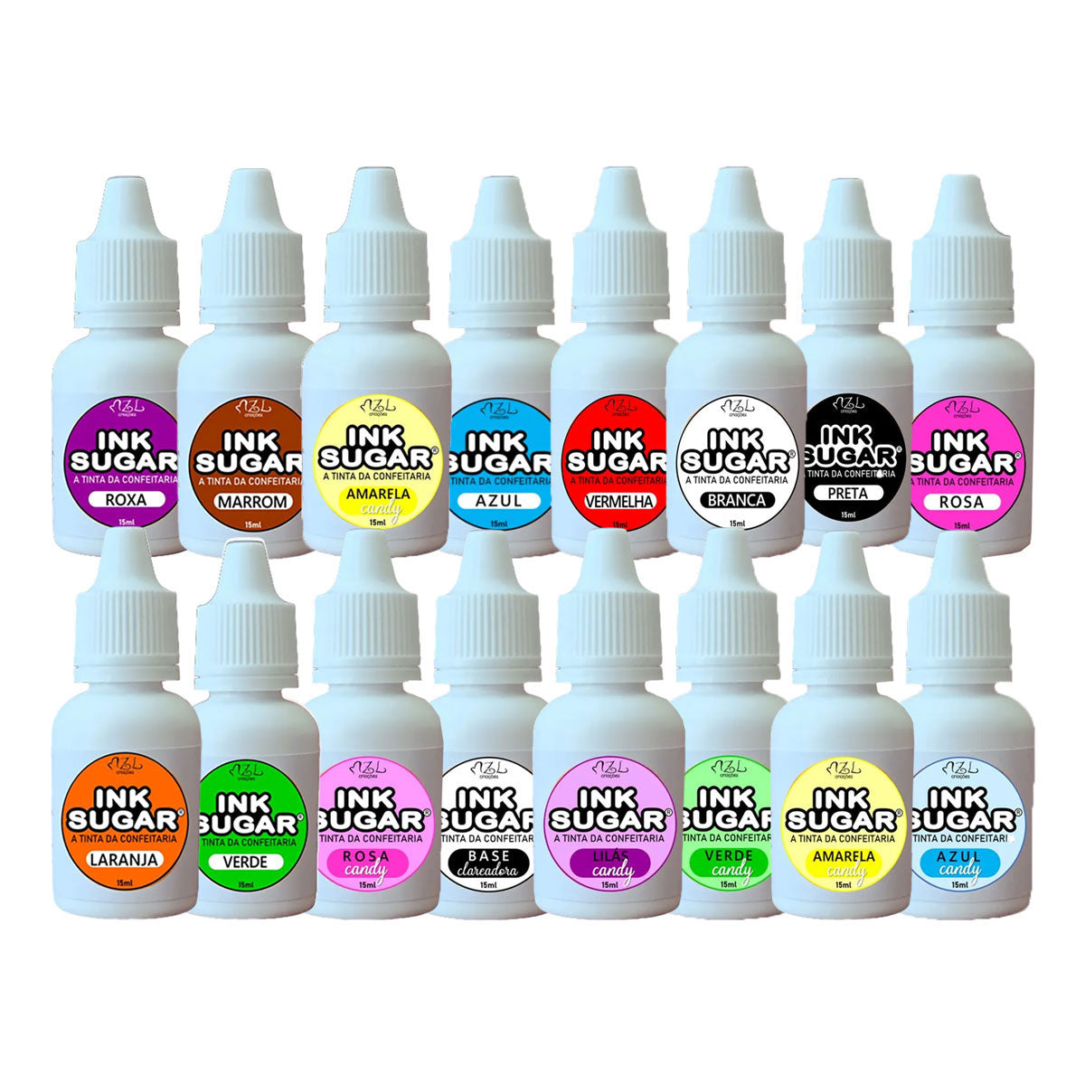 Kit Ink Sugar - KIT 16 Cores - 15ml